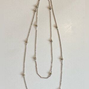 Elegant Silver Chain Necklace